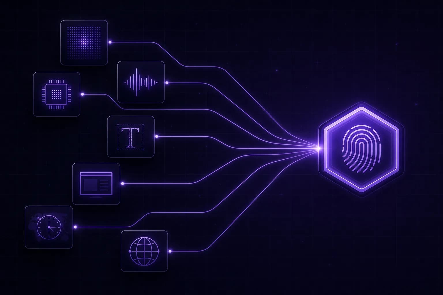 Many browser signals converging into a single identifier