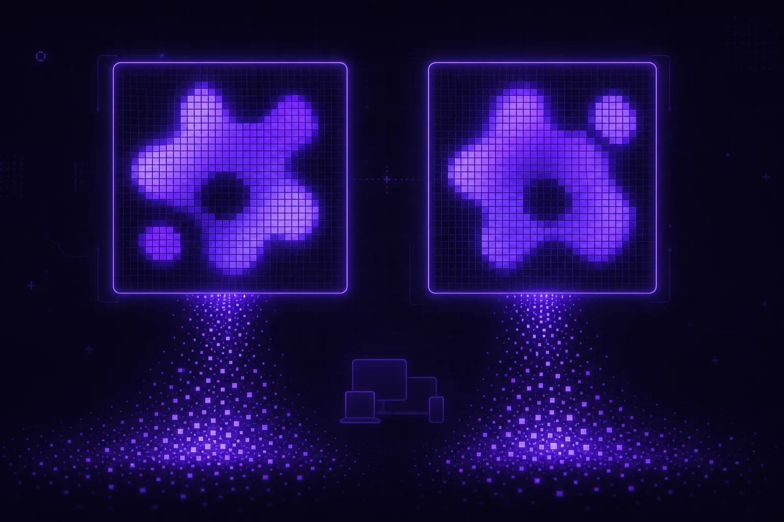 The same canvas draw producing different pixels per device